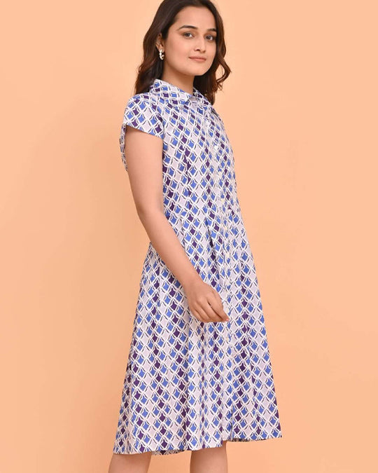 Arlington Dress Maxton Blue