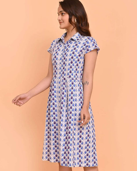 Arlington Dress Maxton Blue