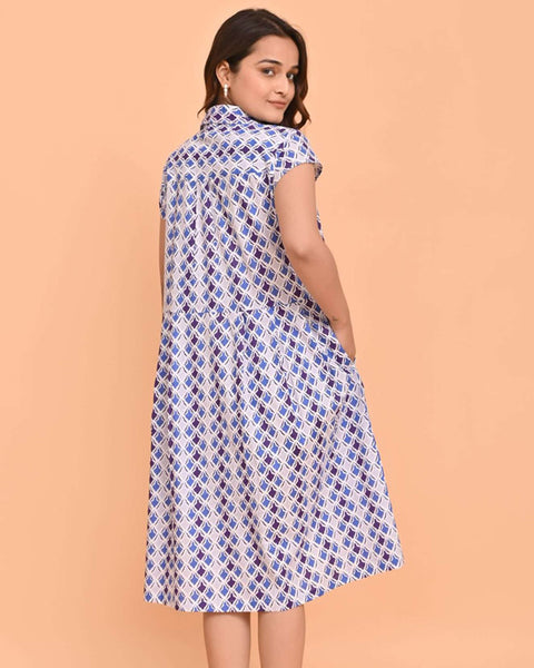 Arlington Dress Maxton Blue