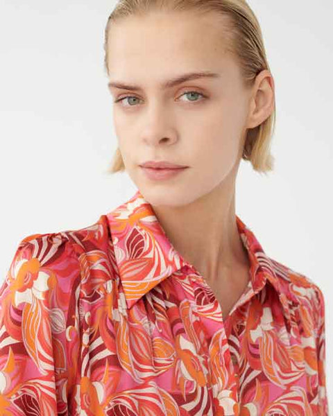 Asta Shirt Marigold Flamingo