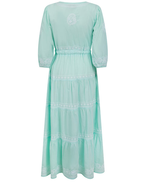 Azula Maxi Dress Mint/White