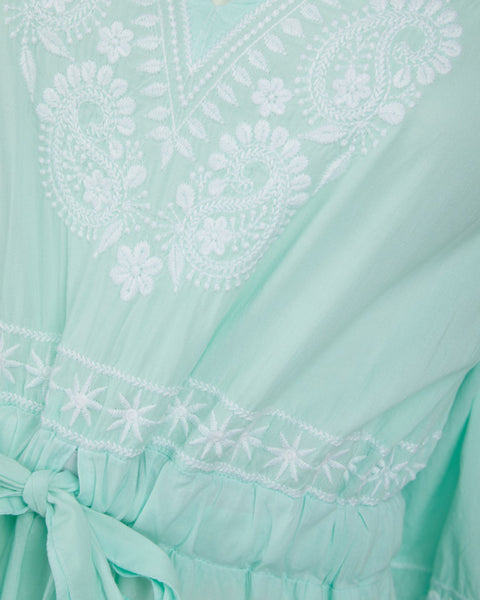 Azula Maxi Dress Mint/White