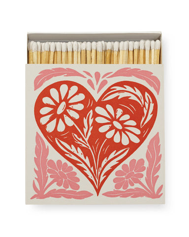 Botanical Heart MatchBox