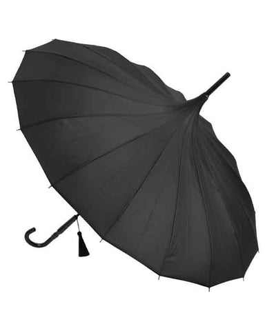Classic Pagoda Umbrella Black - shopatstocks