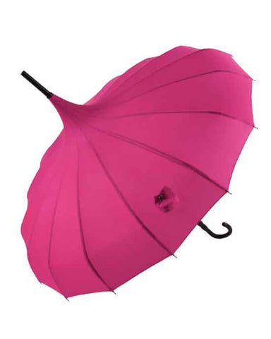 Classic Pagoda Umbrella Rose Red - shopatstocks