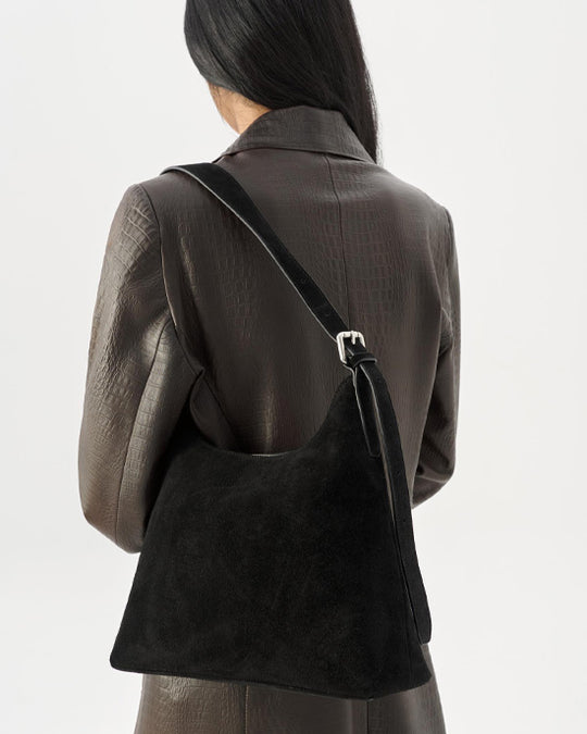 Bari Suede Bag Black
