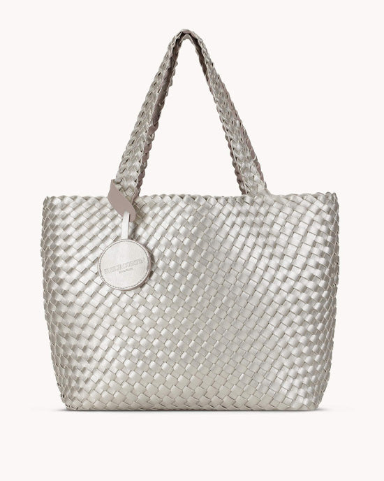 Braided Tote Bag Atmosphere Platin - shopatstocks