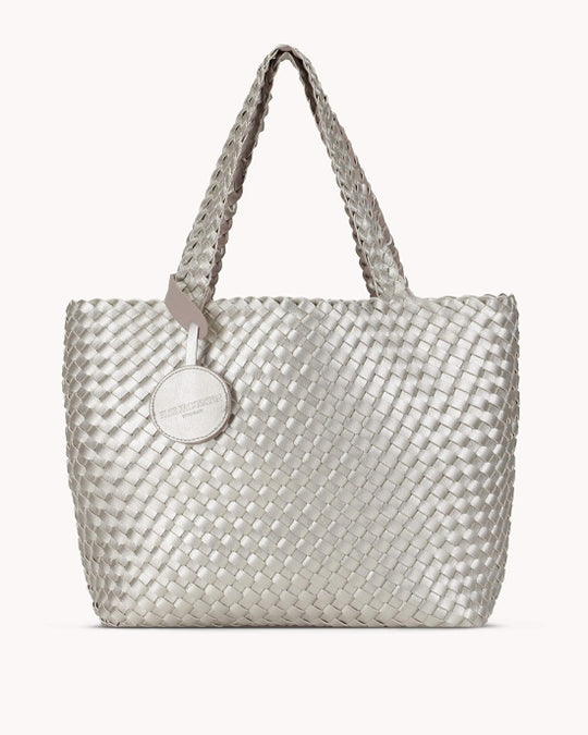 Braided Tote Bag Atmosphere Platin