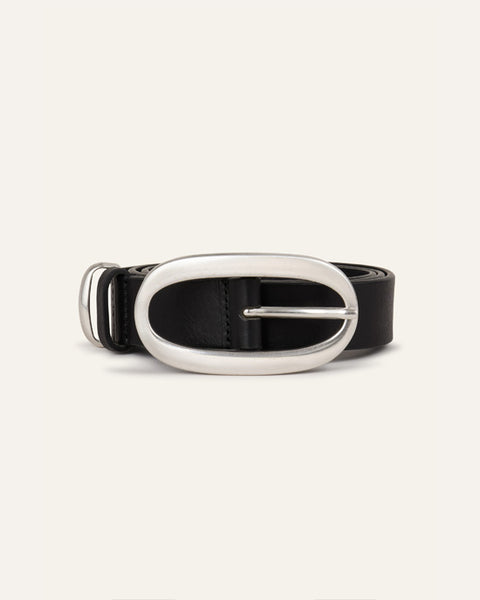 Bastian Leather Belt Black