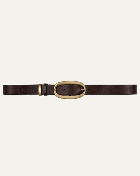 Bastian Leather Belt Brown