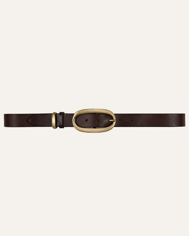 Bastian Leather Belt Brown