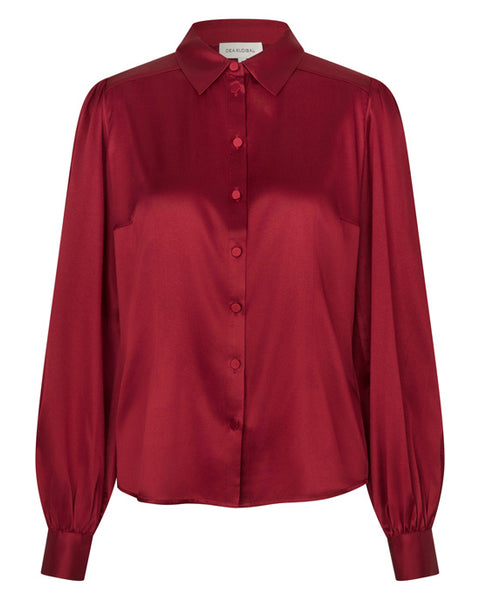 Beatriz Silk Shirt Cranberry