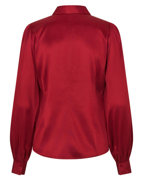 Beatriz Silk Shirt Cranberry