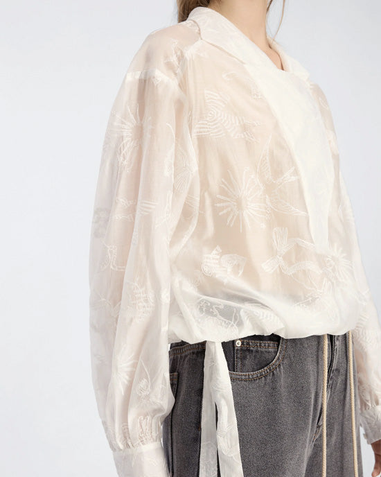 Belicia Blouse White - shopatstocks