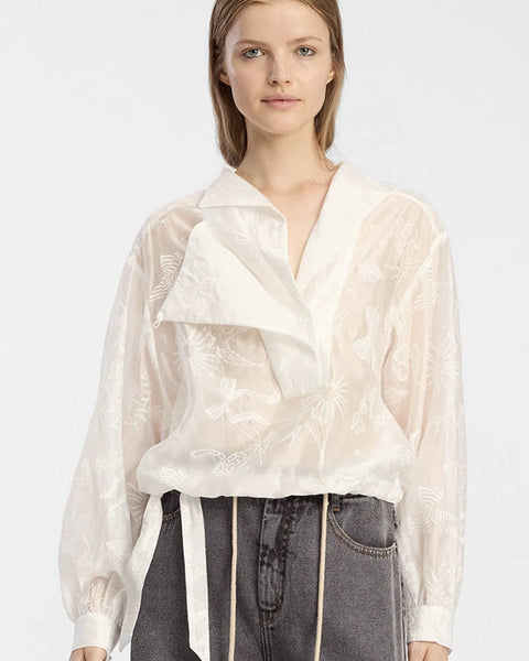 Belicia Blouse White - shopatstocks