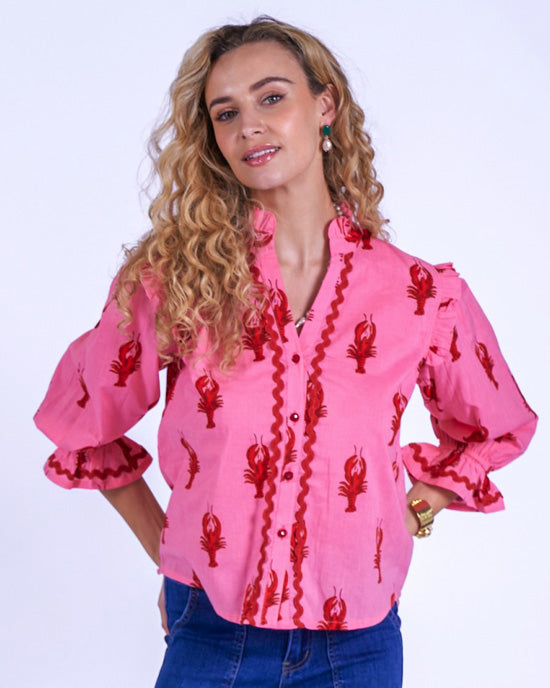 Beo Blouse-Lone Lobster - shopatstocks