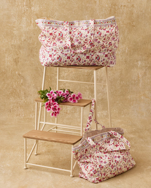 Tote Bag Beverly Cream Floral - shopatstocks