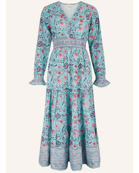 Billie Organic Cotton Block Print Dress