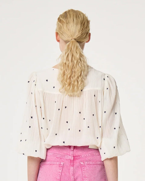 Bindi Top White/Black - shopatstocks
