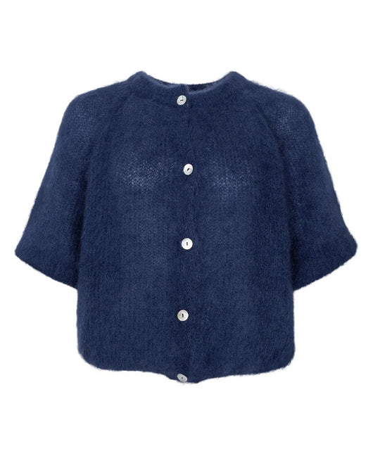 Bjork Knit Cardigan Navy