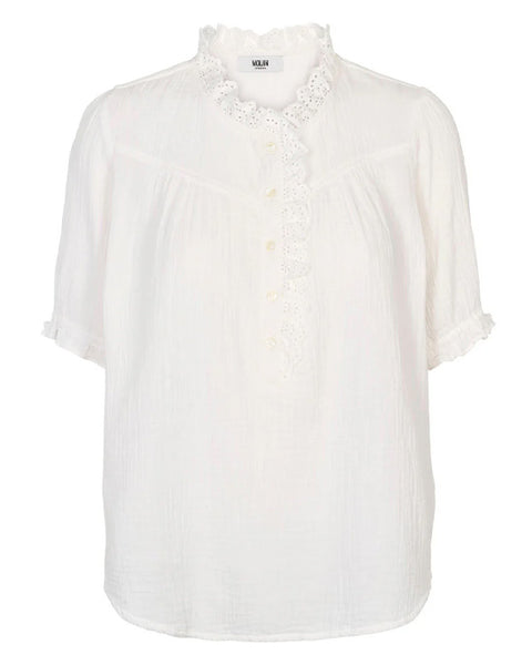 Bryanna Shirt White - shopatstocks