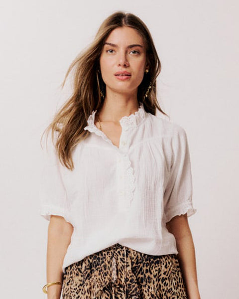 Bryanna Shirt White - shopatstocks