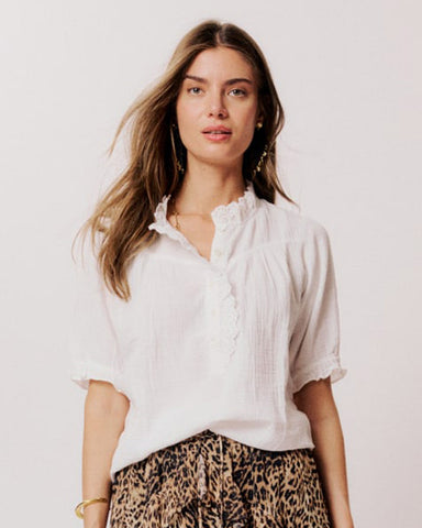 Bryanna Shirt White - shopatstocks