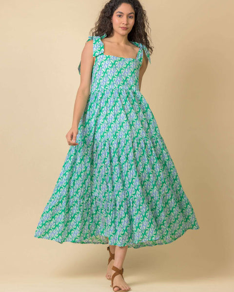 Capri Dress Carnation Green - shopatstocks