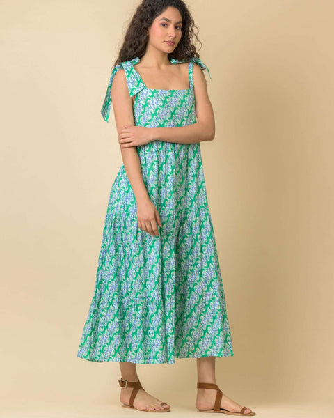Capri Dress Carnation Green - shopatstocks