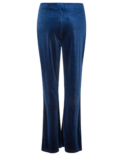 Casey Velvet Pants Dark Blue