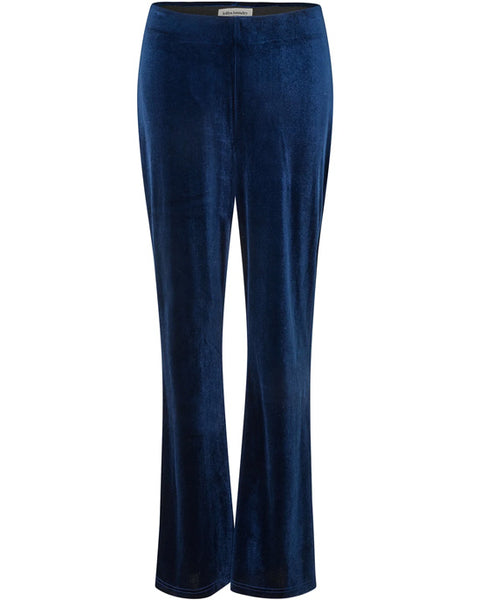 Casey Velvet Pants Dark Blue