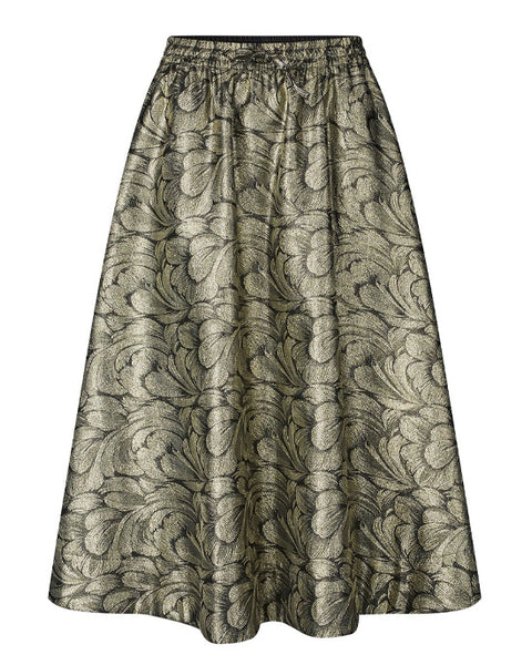 Catalina Maxi Skirt Silver