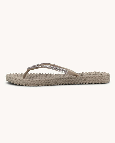 Flip Flops w Rhinestones Atmosphere - shopatstocks