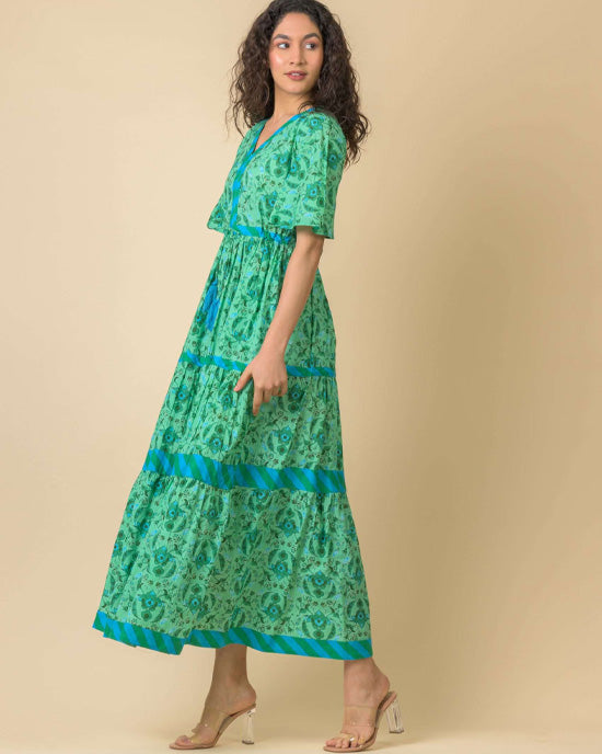 Chocolate Dress Crescent Green