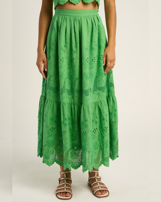 Clemence Skirt Green - shopatstocks