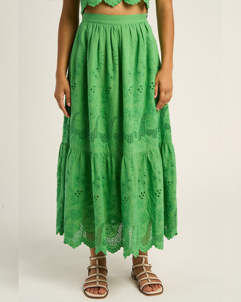 Clemence Skirt Green - shopatstocks