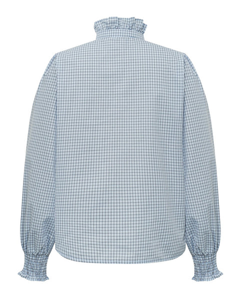 Clova check shirt Light Blue
