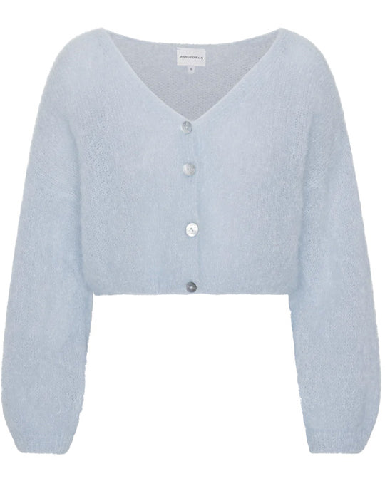 Cornelia Cropped Cardigan Light Blue