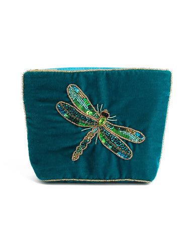 BLUE DRAGONFLY SMALL POUCH