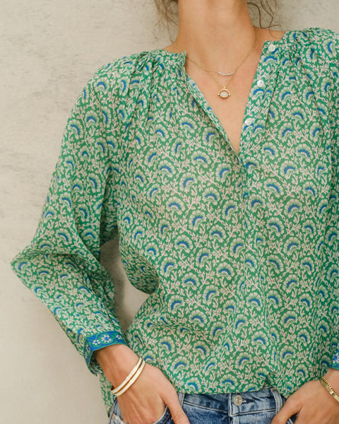 Dana Top L/S Green