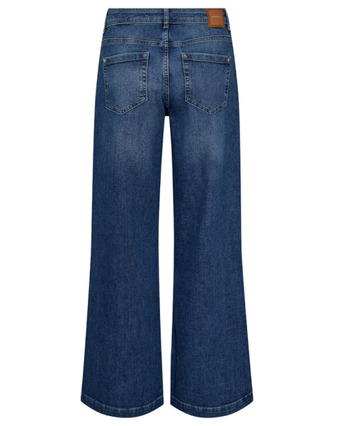 Dara Deco Jeans Mid Blue