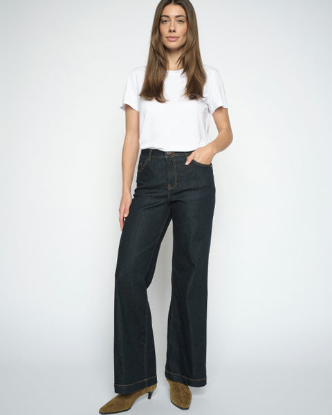 Dara Deluxe Jeans Dark Blue 30" Length