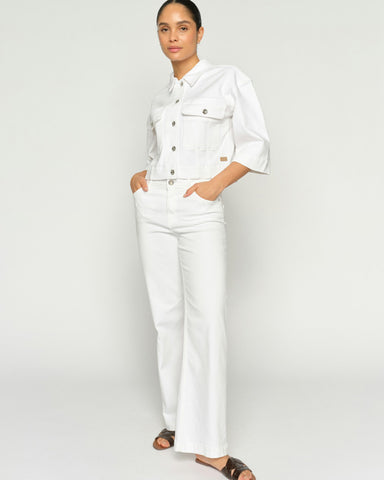 Dara Deluxe Jeans Bright White 32" - shopatstocks