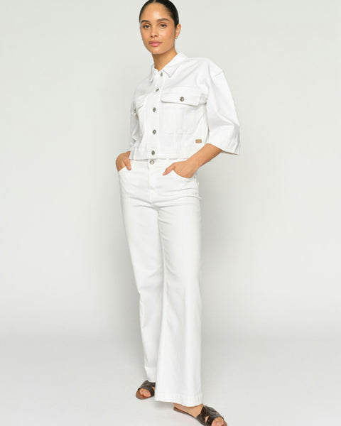 Dara Deluxe Jeans Bright White 30" - shopatstocks