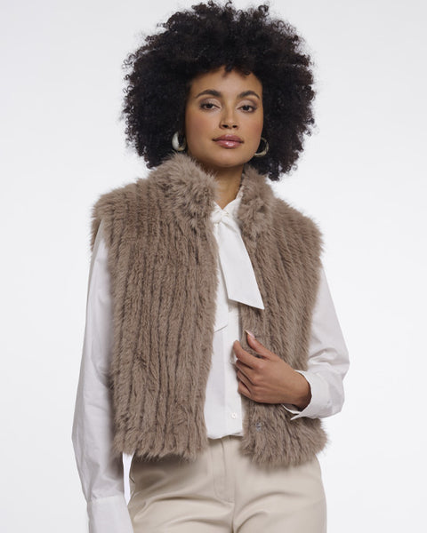 Dava Gilet Mocha latte
