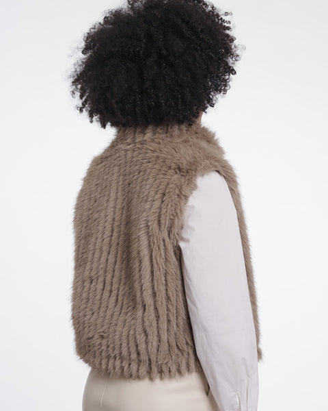 Dava Gilet Mocha latte