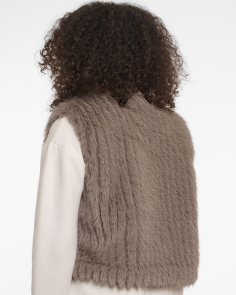 Dava Gilet Taupe