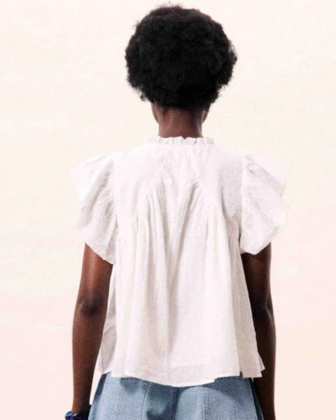 Detiana Blouse White - shopatstocks
