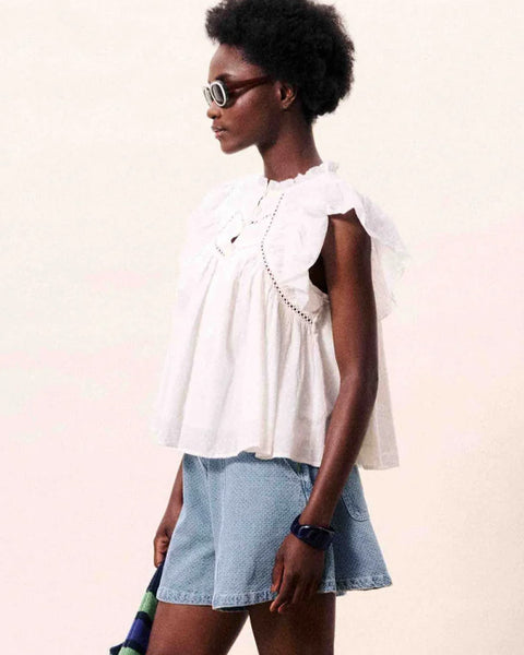 Detiana Blouse White - shopatstocks