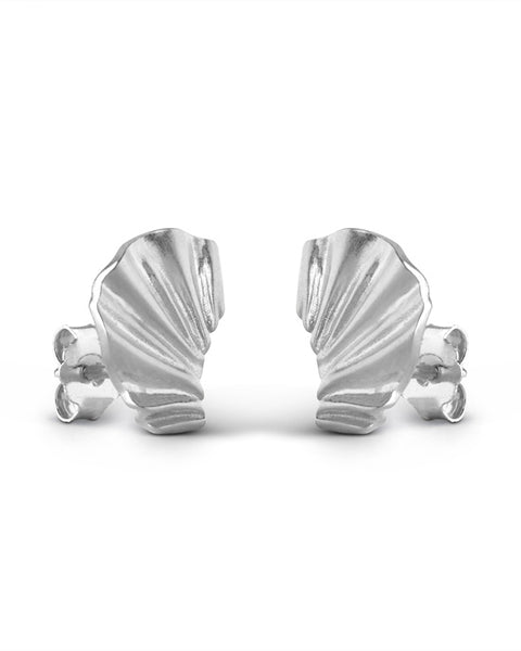 Mini Wave Earrings silver